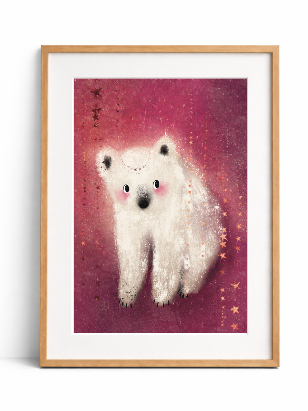 Starlight Polar Bear Print