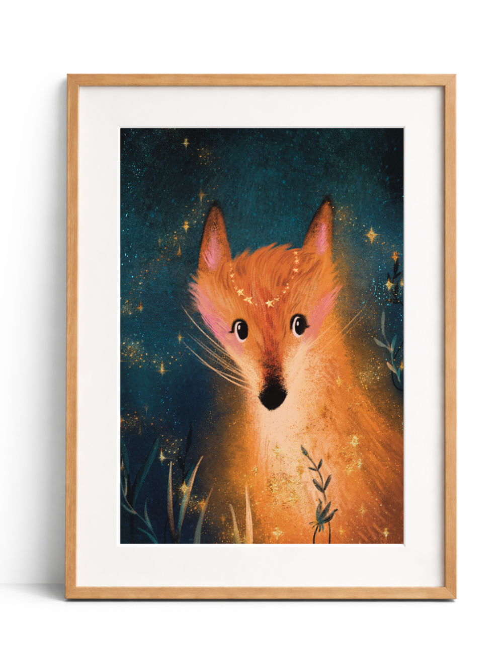 Midnight Fox Print
