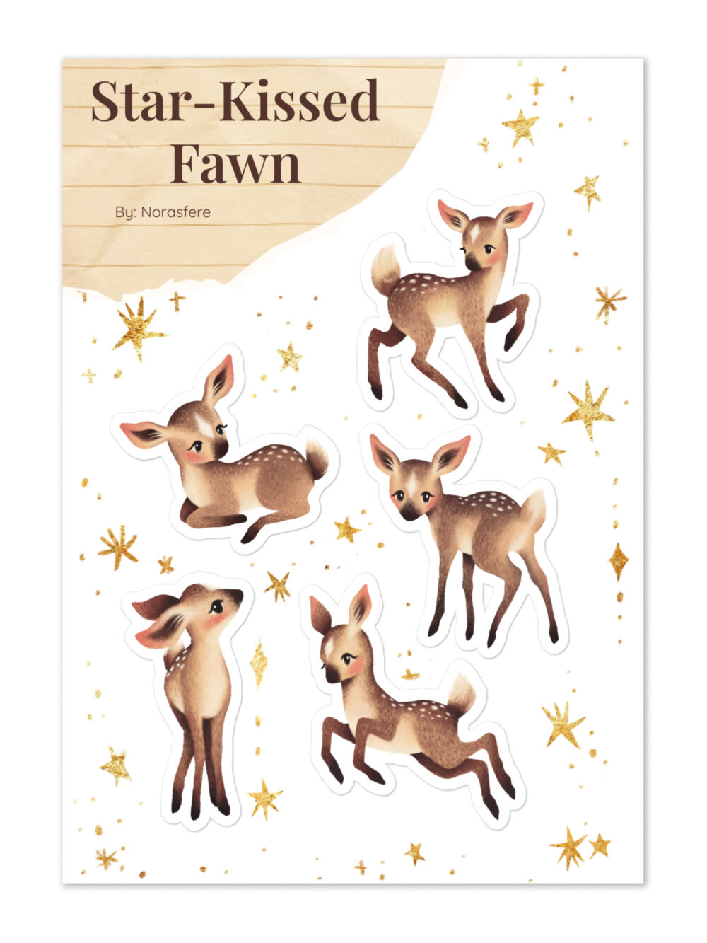 Deer Sticker Sheet