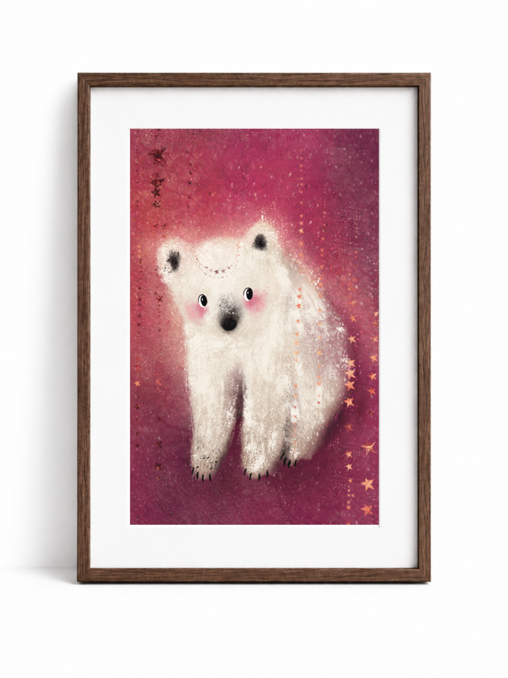 Starlight Polar Bear Print