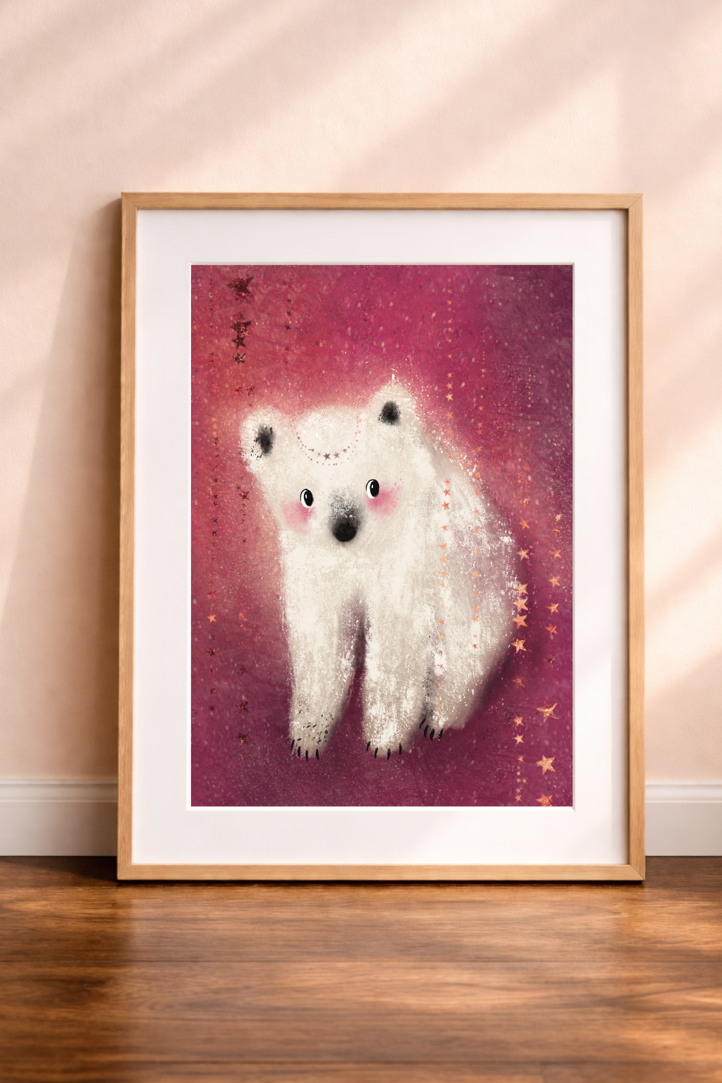 Starlight Polar Bear Print - Image 2