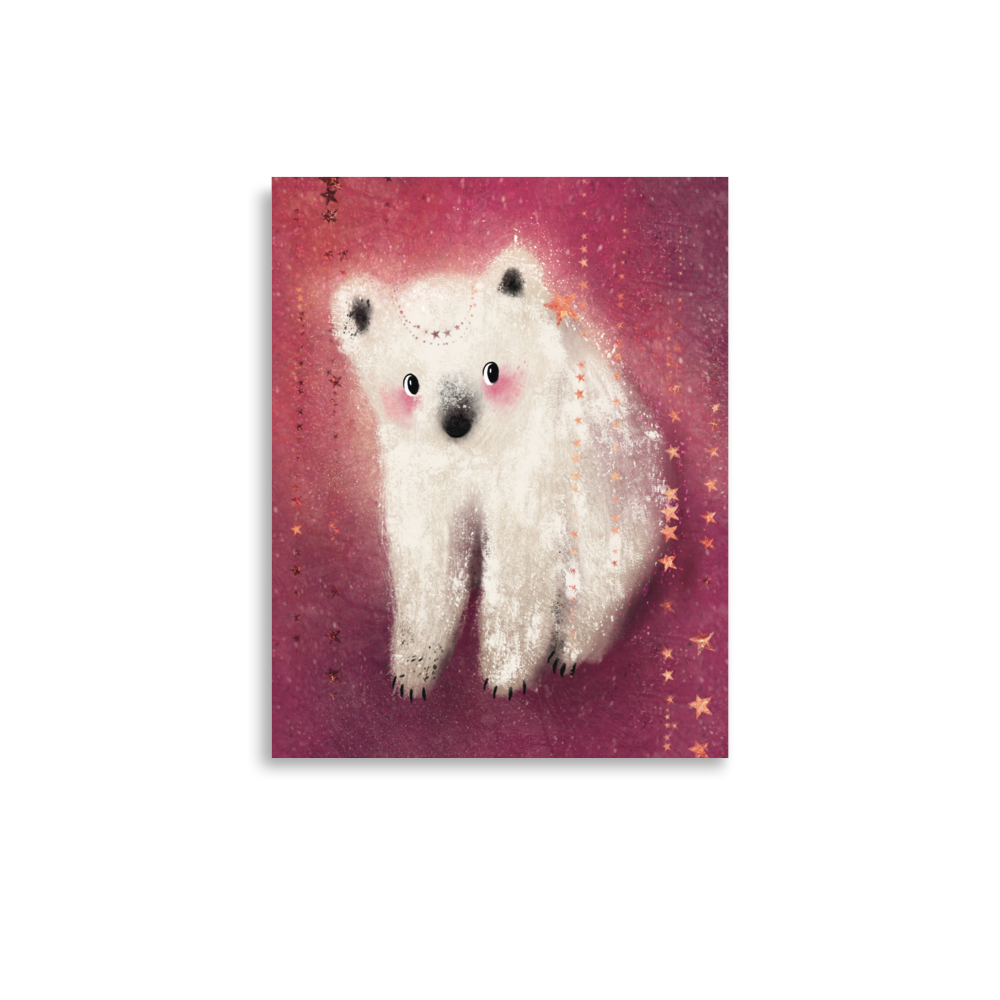 Starlight Polar Bear Print - Image 4