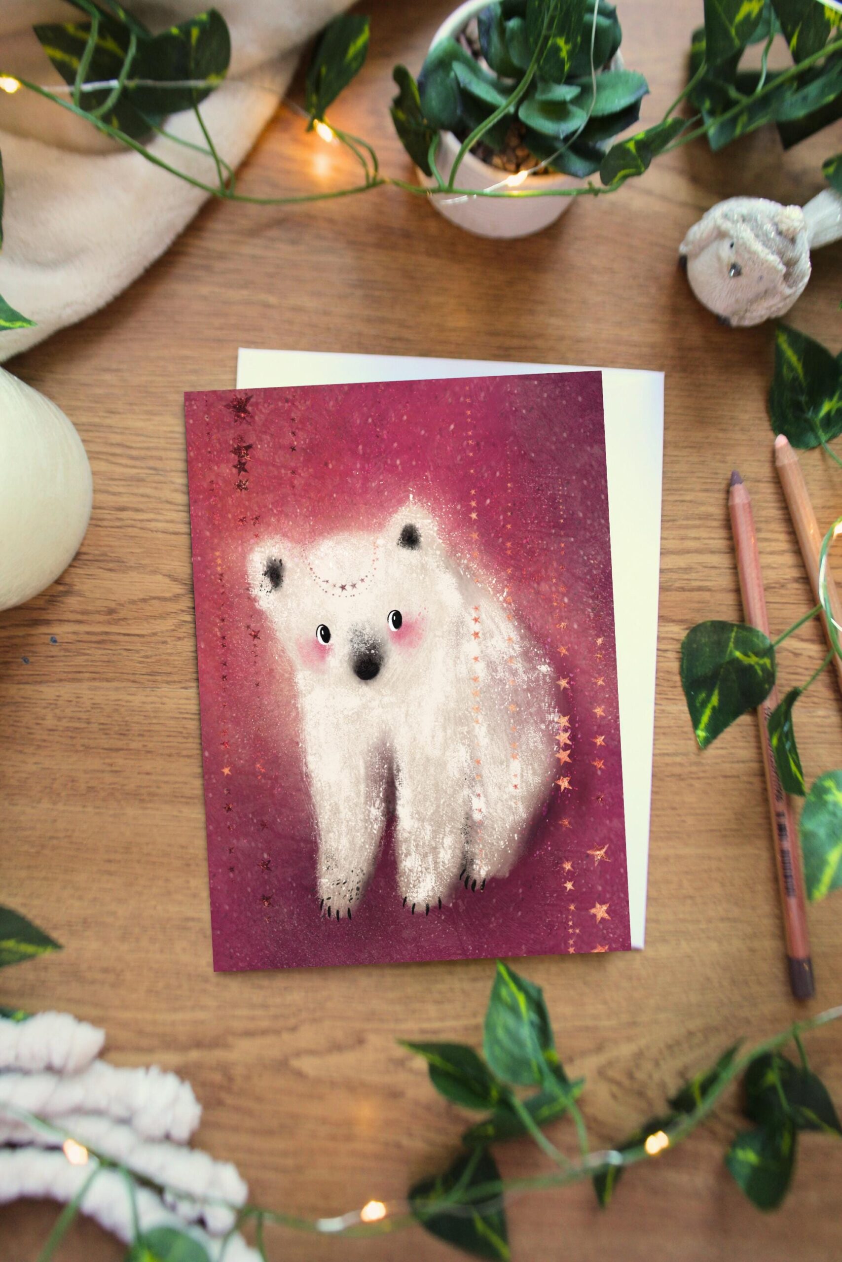 Polar Bear Greeting Card | Blank Birthday Card