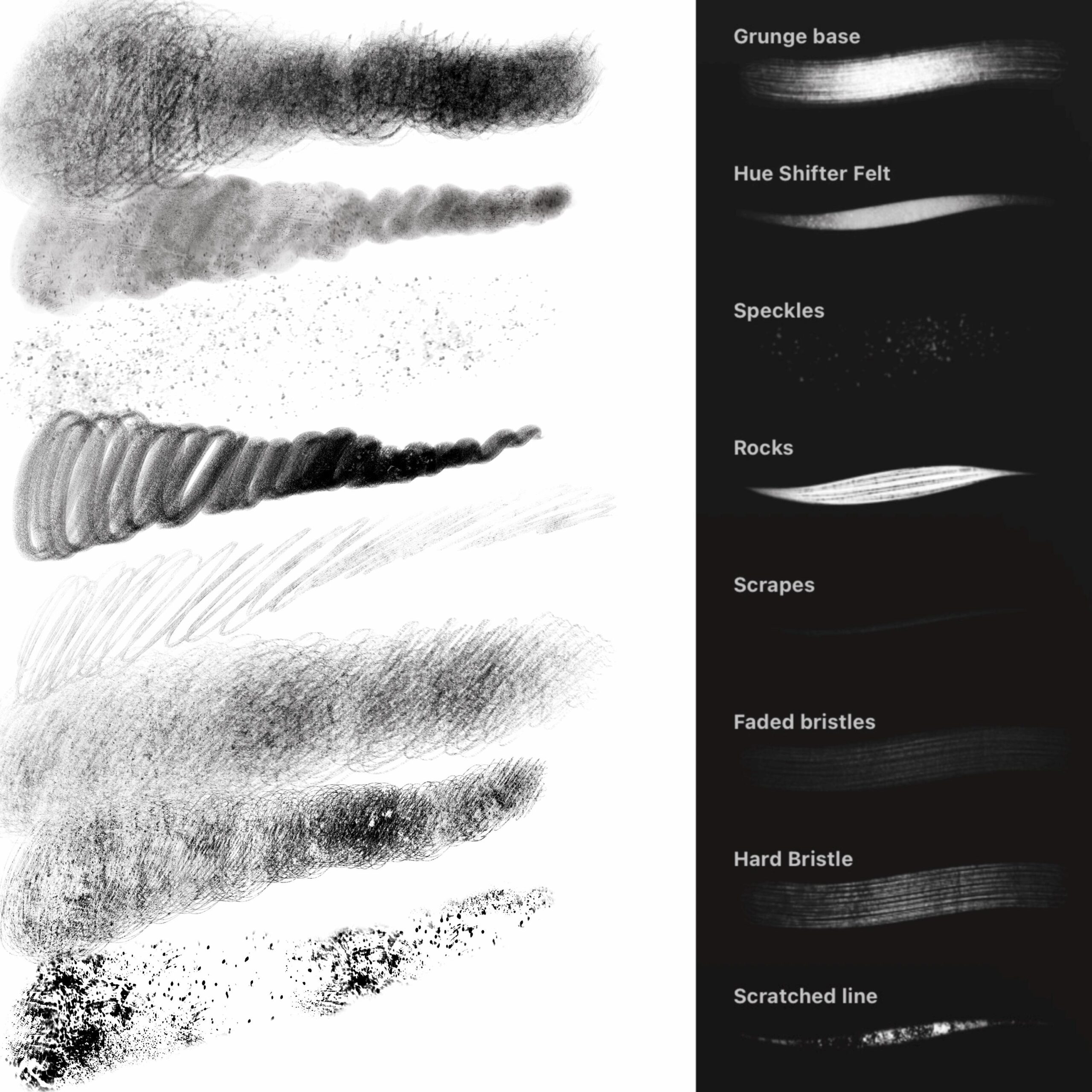 25 Procreate Brushes for Illustration | Nostalgic, Vintage, Textured Brushes - Image 3